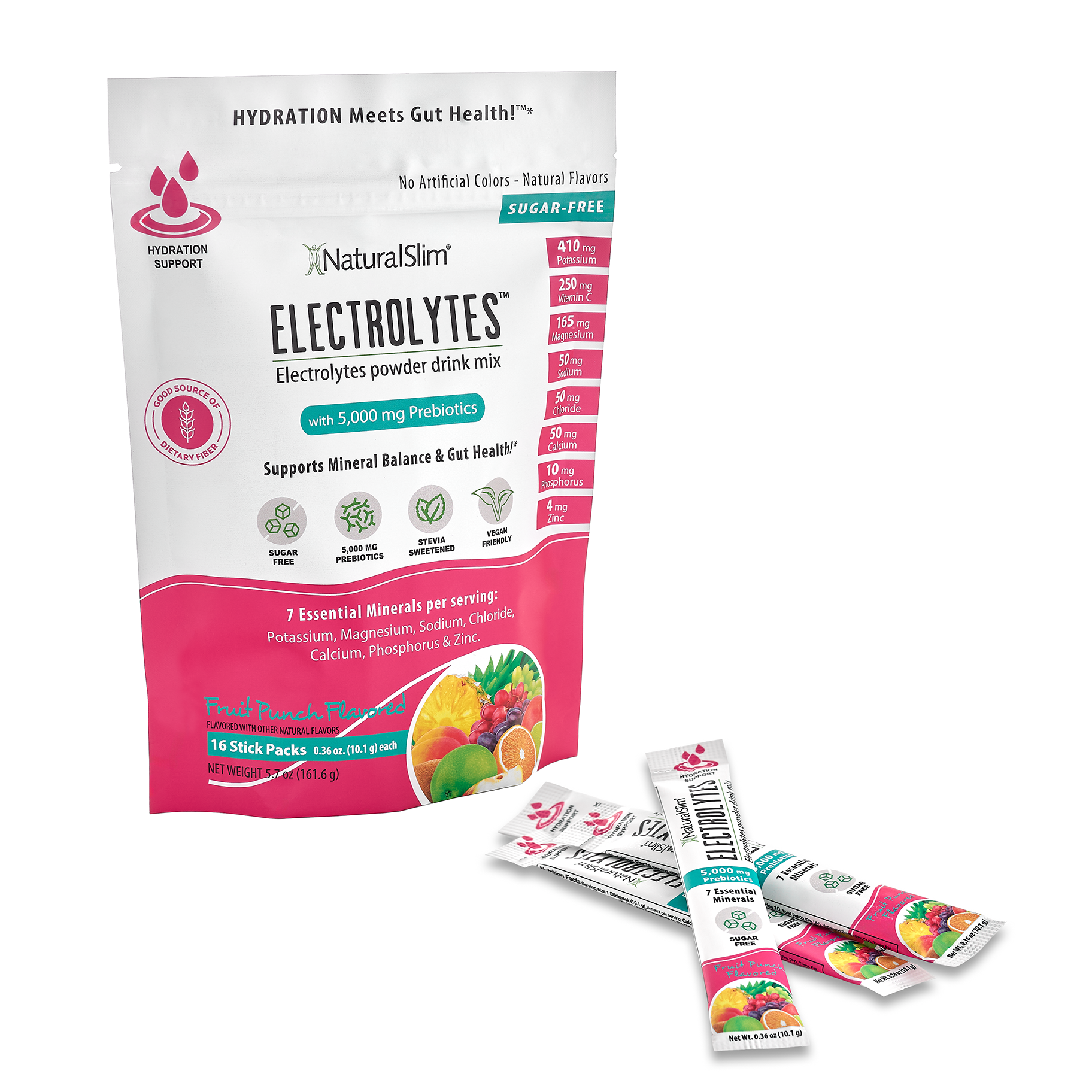 NaturalSlim Electrolytes Fruit Punch - product photo