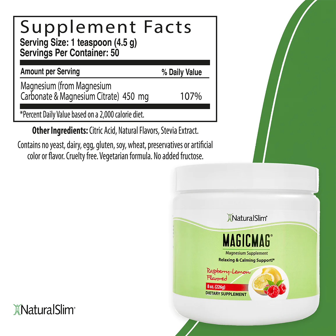 MagicMag® Raspberry-Lemon | Magnesium Supplement