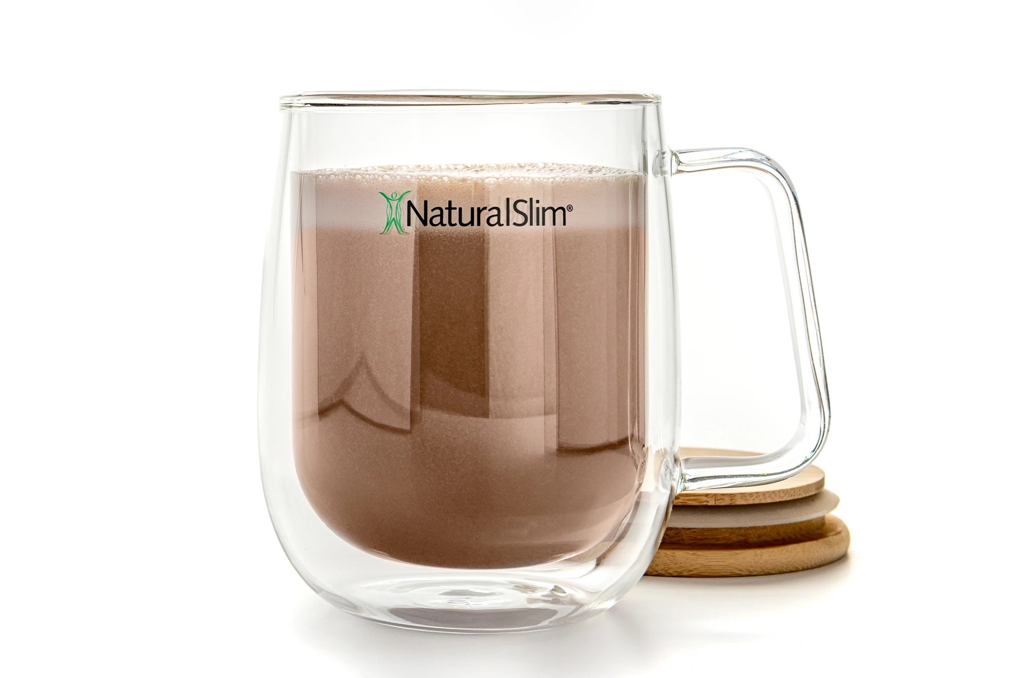 NaturalSlim® Double Wall Glass Mug