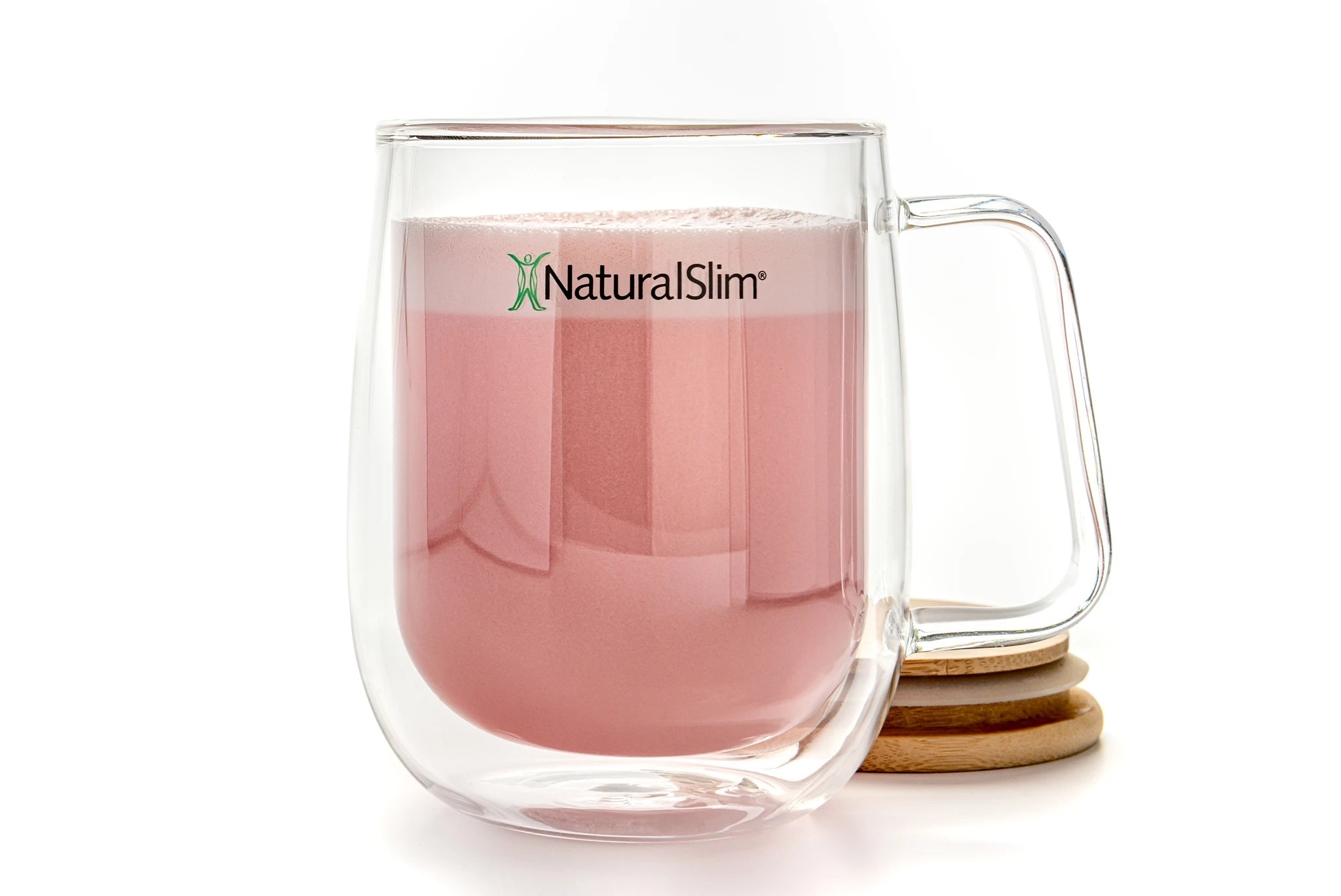 NaturalSlim® Double Wall Glass Mug