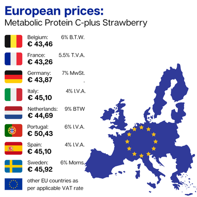 METABOLIC PROTEIN C-PLUS STRAWBERRY - product lifestyle image